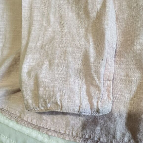 Girls Pink Hand Made Embroidered Long Sleeve Shirt  Floral Plants Sz XL-XXL - Picture 11 of 11